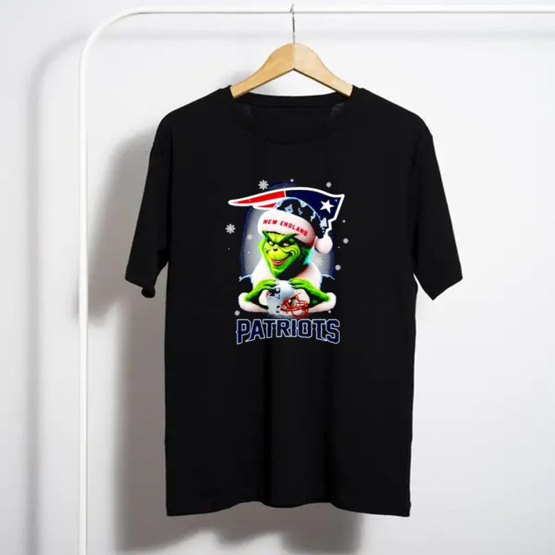 The Grinch Santa New England Patriots Christmas T Shirt T Shirt 1