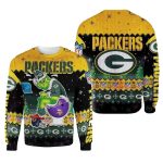 The Grinch Toilet Funny Green Bay Packers Ugly Sweater
