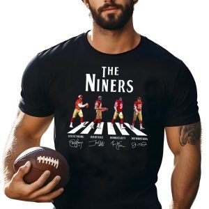 The Niners San Francisco 49ers Steve Jerry Ronnie Joe Abbey Road Signed For Fan Shirt