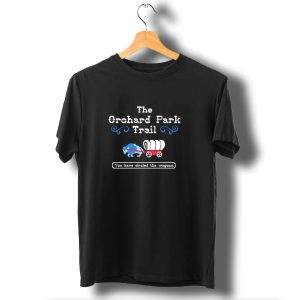 The Orchard Park Trail You Have Circled The Wagons Buffalo Bills Pixel Retro Wagon T-Shirt