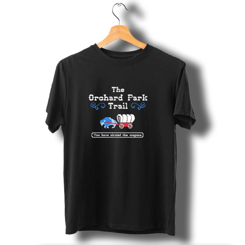 The Orchard Park Trail You Have Circled The Wagons Buffalo Bills Pixel Retro Wagon T Shirt 1 T Shirt 1
