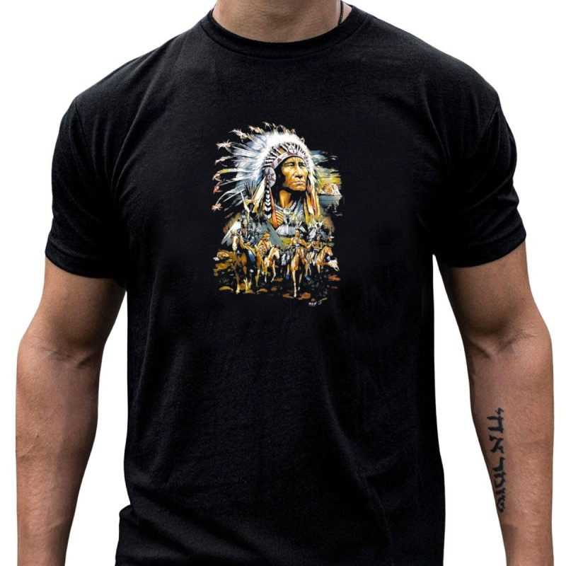 The Original Founding Fathers Native American Chiefs Warriors On Horses T Shirt T Shirt 1 1