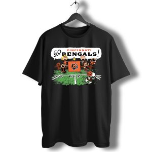 The Peanuts Cheering Go Snoopy Cincinnati Bengals T-Shirt