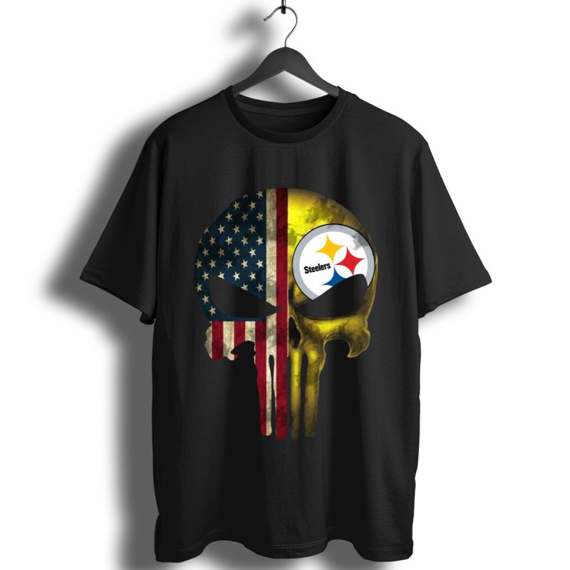 The Punisher Skull Flag Pittsburgh Steelers Shirt T Shirt 1