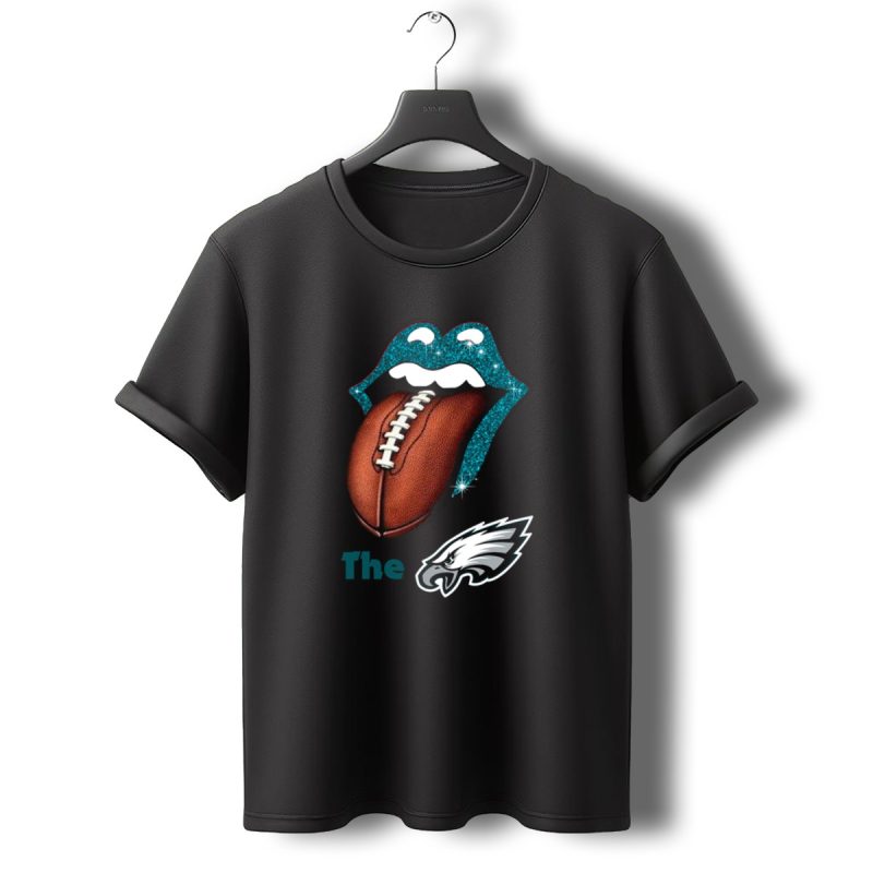 The Smile Eagles Tongue Football Philadelphia Eagles T Shirt T Shirt 0 1