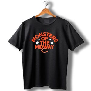 Theundrftd Chicago Bears Monsters Of The Midway Five Stars T Shirt