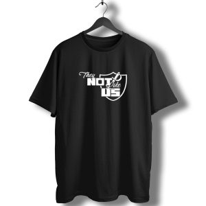 They Not Like Us Shield Logo Las Vegas Raiders T-Shirt
