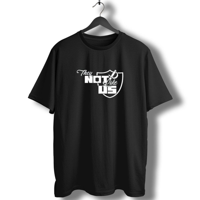 They Not Like Us Shield Logo Las Vegas Raiders T Shirt 1 T Shirt 1