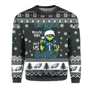They Hate Us Because They Ain’t Us Eagles Ugly Sweater