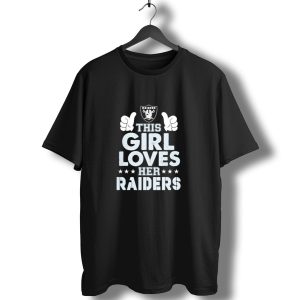 This Girl Loves Her Las Vegas Raiders Raiders T-Shirt