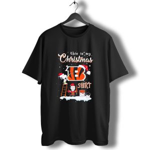 This Is My Christmas Snoopy and Charlie Brown Cincinnati Bengals T-Shirt