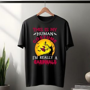 This Is My Human Costume Really A  Arizona Cardinals Halloween T Shirt