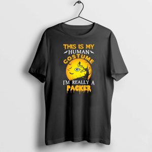 This Is My Human Costume Really A Green Bay Packers Halloween shirt