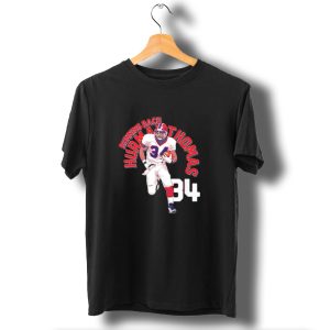 Thurman Thomas Buffalo Bills Running Back 34 Vintage Nfl Football T-Shirt