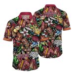 Tiki Totem Arizona Cardinals Tropical Hawaiian Shirt