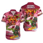 Tiki Touchdown Celebration Arizona Cardinals Festive Hawaiian Shirt
