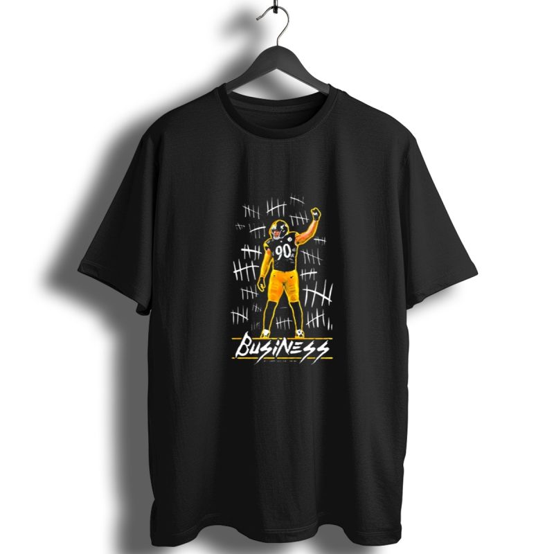 Tj Watt Pittsburgh Steelers Nfl Business 90 Sacks Painting T Shirt 1 T Shirt 1