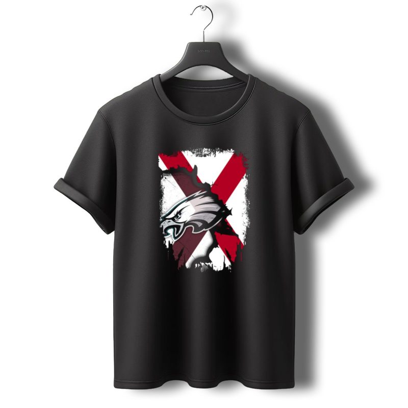 Together Alabama Eagles Flag Badge T Shirt T Shirt 0 1