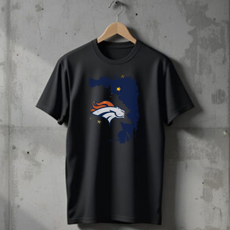Together Alaska With Denver Broncos And Northern Stars T Shirt 1 T Shirt 1