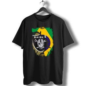 Together Brazil Raiders Splash Flag Emblem T-Shirt