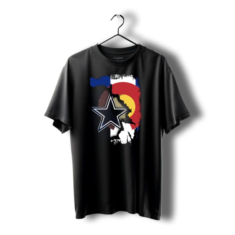 Together Colorado Dallas Cowboys Flag Star Display T Shirt 1 T Shirt 1 1
