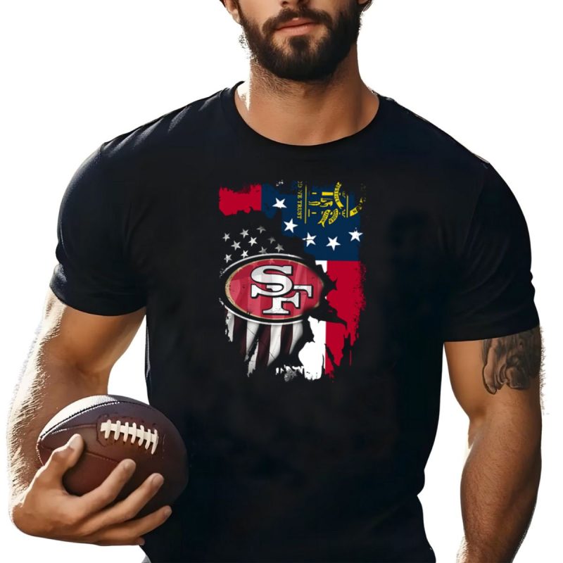 Together Georgia American Flag 49Ers Sf T Shirt T Shirt 1
