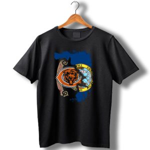 Together Idaho State Chicago Bears Emblem Fusion T Shirt