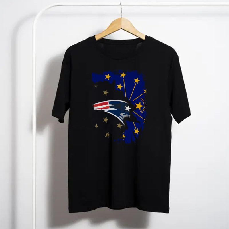 Together Indiana Patriots Emblem With State Stars T Shirt T Shirt 1