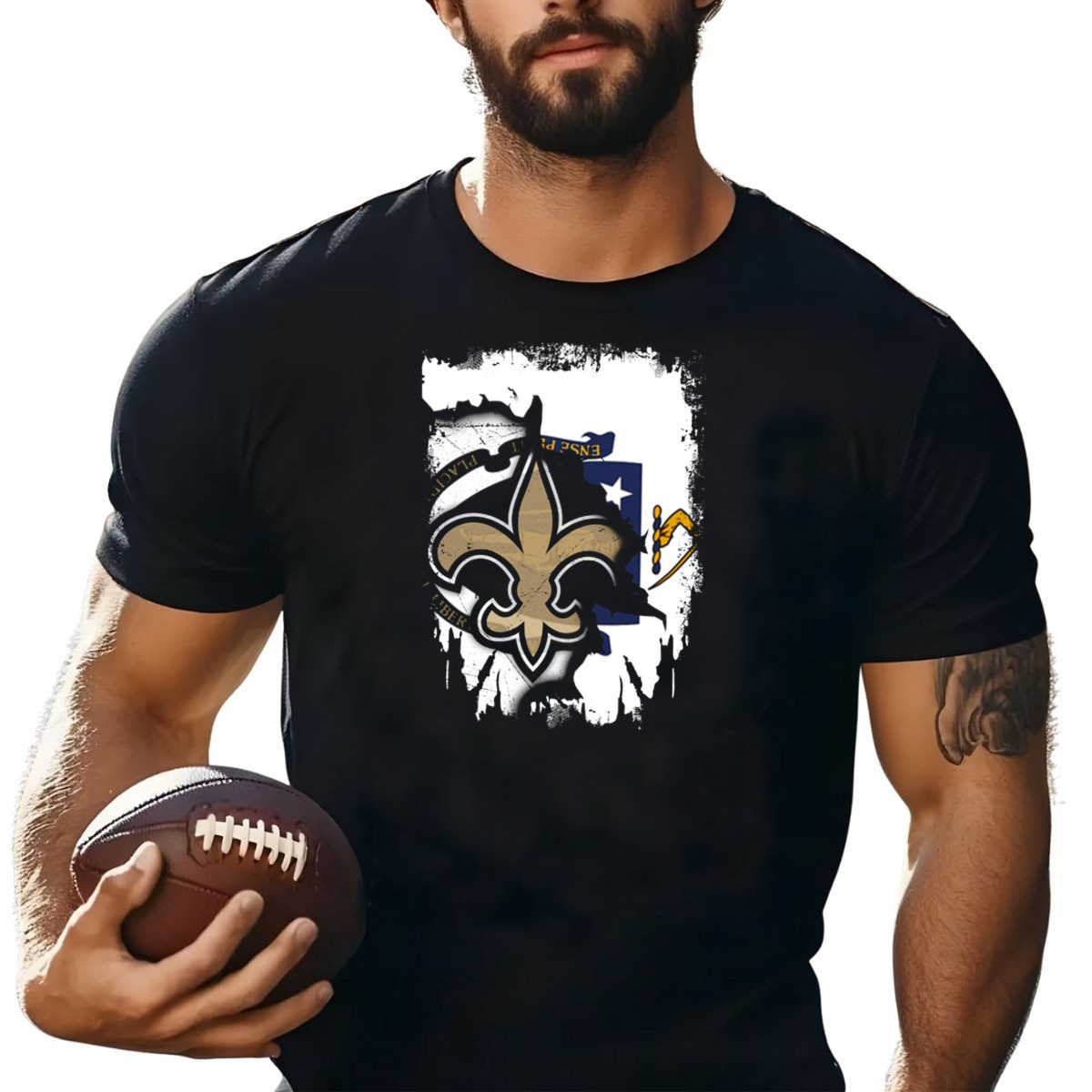 Together-Massachusetts-New-Orleans-Saints-Fleur-De-Lis-Flag-Fusion-T-Shirt-1_t-shirt-4_5