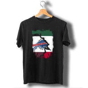 Together Mexico Buffalo Bills Flag Fusion T-Shirt