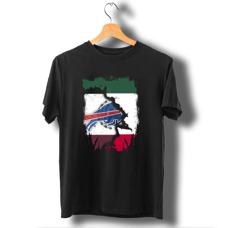 Together Mexico Buffalo Bills Flag Fusion T Shirt 1 T Shirt 1