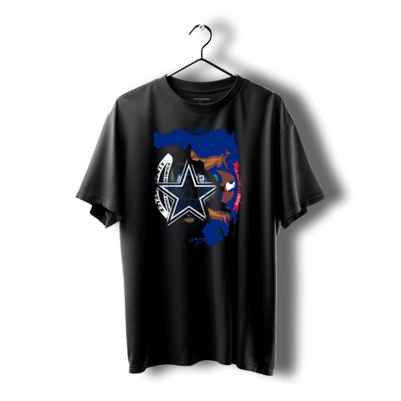 Together Michigan Dallas Cowboys Star Collaboration T Shirt 1 T Shirt 1 1