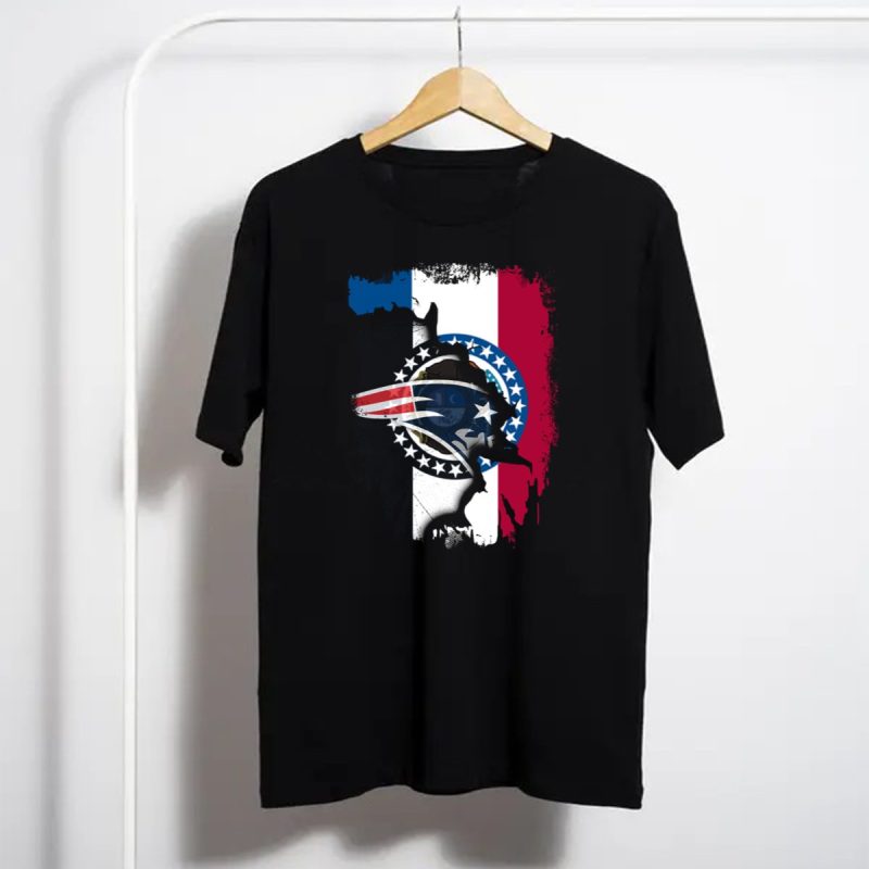 Together Missouri Patriots Flag And Patriot Logo Fusion T Shirt T Shirt 1