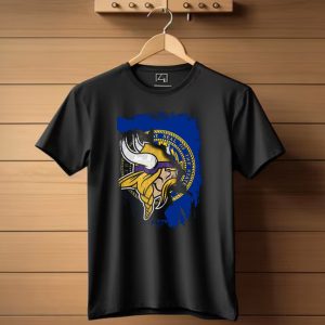 Together Nebraska Seal With Vikings Helmet T Shirt