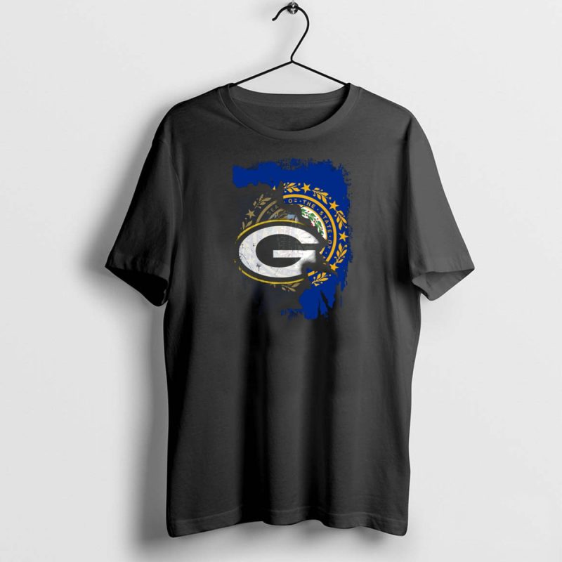 Together New Hampshire With Green Bay Packers State Seal Fusion T Shirt 1 1 T Shirt 1 1