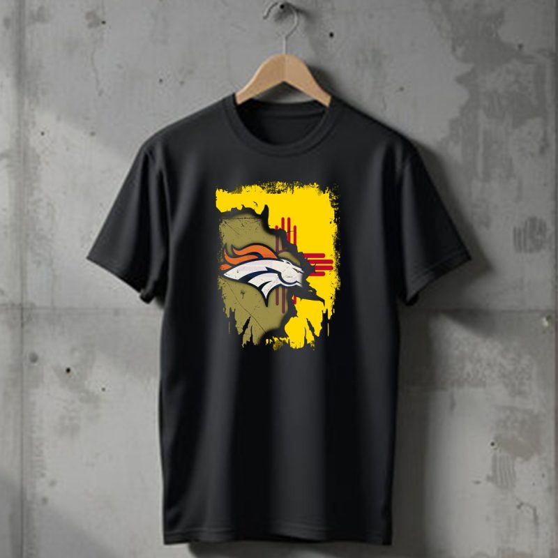 Together New Mexico With Denver Broncos Logo And Zia T Shirt 1 T Shirt 1