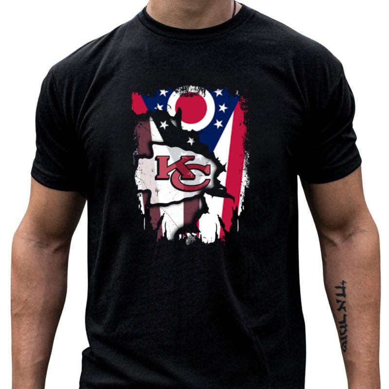 Together Ohio Flag Kc Chiefs Usa T Shirt T Shirt 1 1