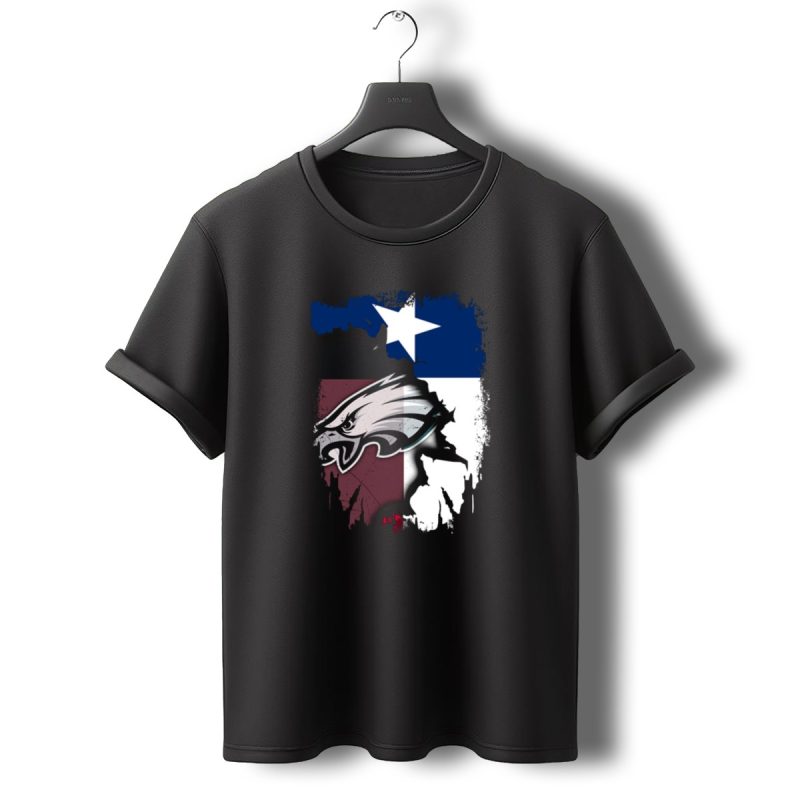 Together Texas Philadelphia Eagles Lone Star Pride T Shirt T Shirt 0 1