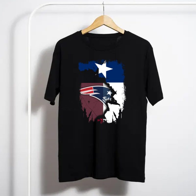 Together Texas With Patriots Star Flag And Football Motif T Shirt T Shirt 1