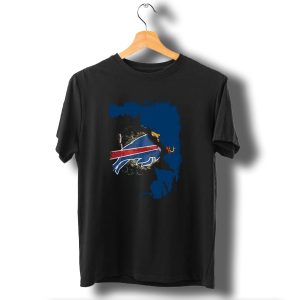 Together Vermont Buffalo Bills State Pride Logo Fusion T-Shirt