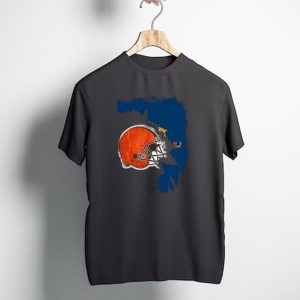Together Vermont Cleveland Browns Football Helmet T-Shirt
