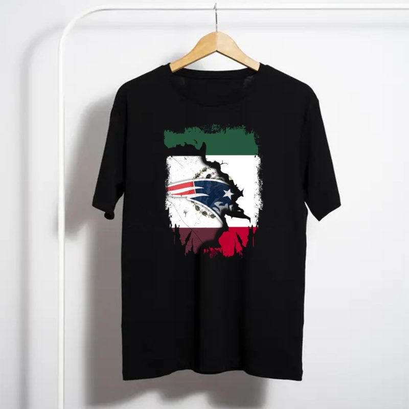 Together With Mexico And Patriots Flag T Shirt T Shirt 1