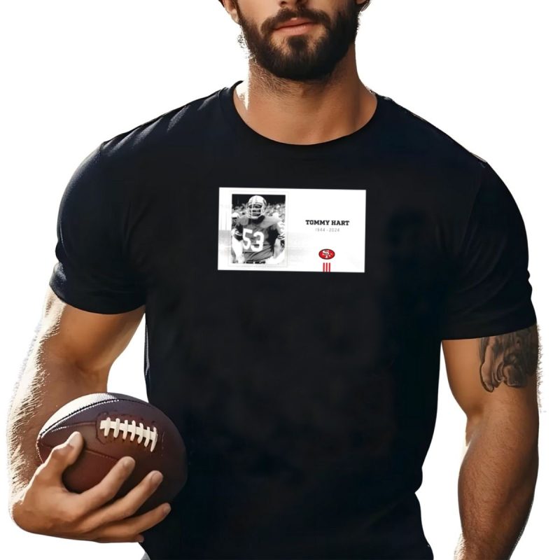 Tommy Hart San Francisco 49Ers 1944 2024 Number 53 T Shirt T Shirt 1