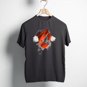 Torn Cleveland Browns Football Helmet Revealed T-Shirt