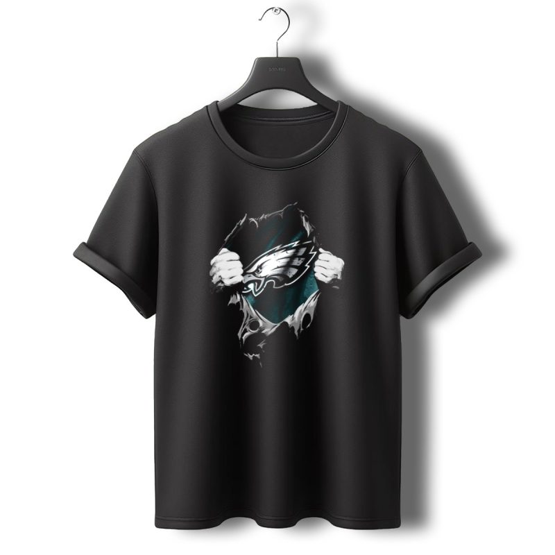 Torn V2 Philadelphia Eagles Logo Reveal T Shirt T Shirt 0 1