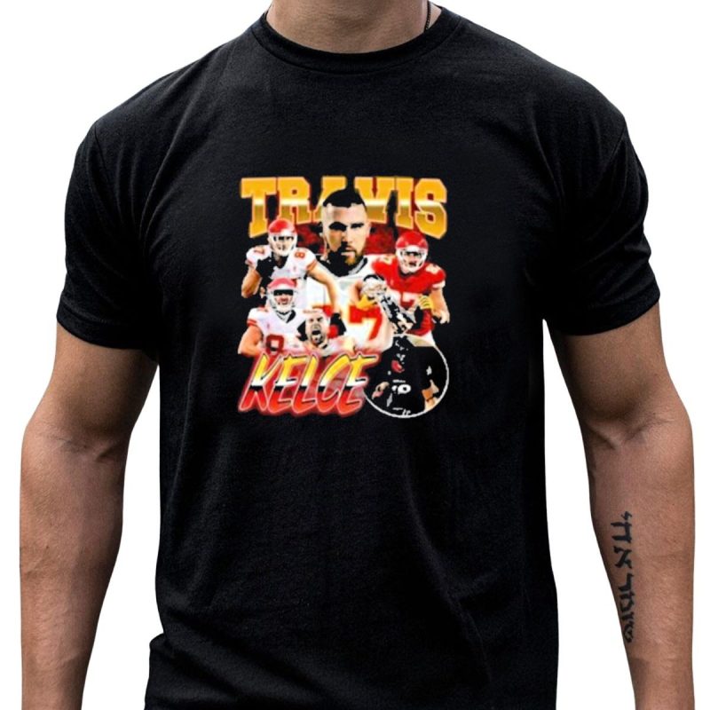 Travis Kelce Chiefs Players Collage T Shirt T Shirt 1 1