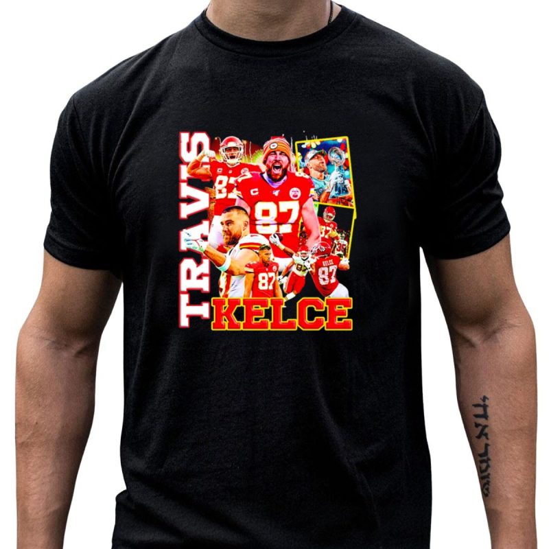 Travis Kelce Kansas City Chiefs 87 Football Champion T Shirt T Shirt 1 1