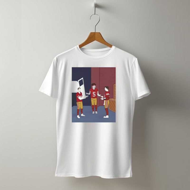 Trey Lance Jimmy Garoppolo Tom Brady Spiderman Meme 49Ers Quarterbacks T Shirt T Shirt 1