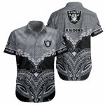 Tribal Tattoo Wave Las Vegas Raiders Hawaiian Shirt