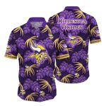 Tropical Midnight Viking Spirit NFL Hawaiian Shirt